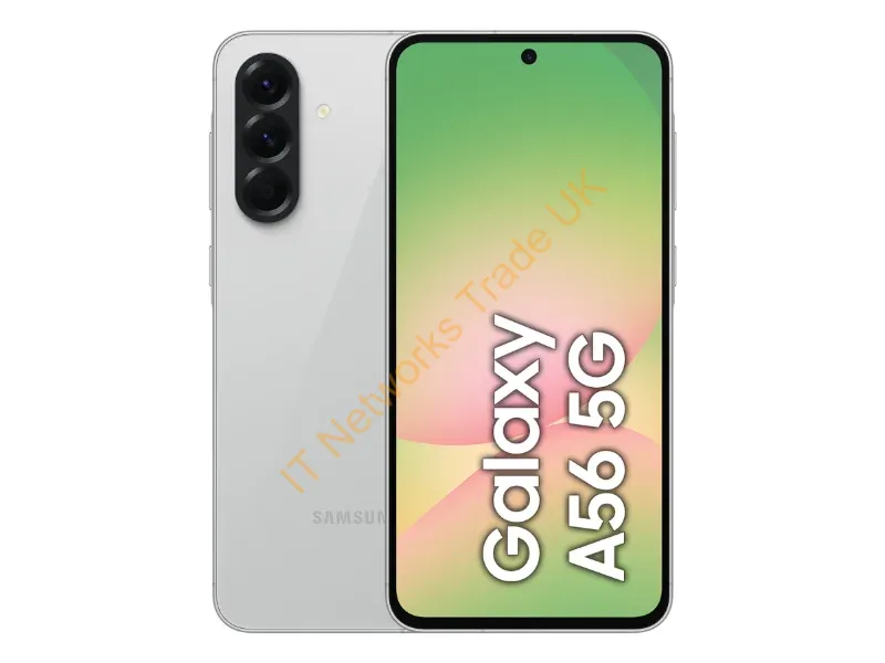 SM-A566BZAAEUB - Samsung Galaxy A56 17 cm (6.7") Dual SIM Android 15 5G USB Type-C 8 GB 128 GB 5000 mAh Light grey
