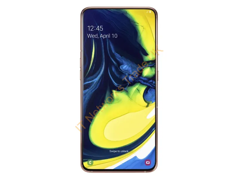 SM-A805FZDDBTU - Samsung Galaxy A80 17 cm (6.7") Dual SIM Android 9.0 4G USB Type-C 8 GB 128 GB 3700 mAh Gold
