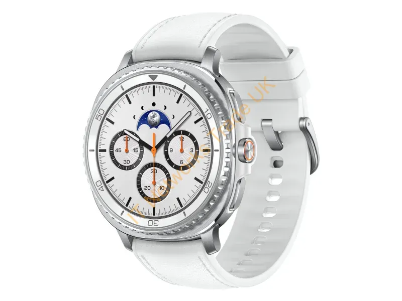 SM-L500NZWADBT - Samsung Galaxy Watch 8 Classic 3.3 cm (1.3") AMOLED 46 mm Digital 438 x 438 pixels Touchscreen Silver Wi-Fi GPS (satellite)