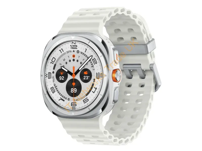 SM-L705FZWADBT - Samsung Galaxy Watch Ultra 3.81 cm (1.5") AMOLED 47 mm Digital 480 x 480 pixels Touchscreen 4G White Wi-Fi GPS (satellite)