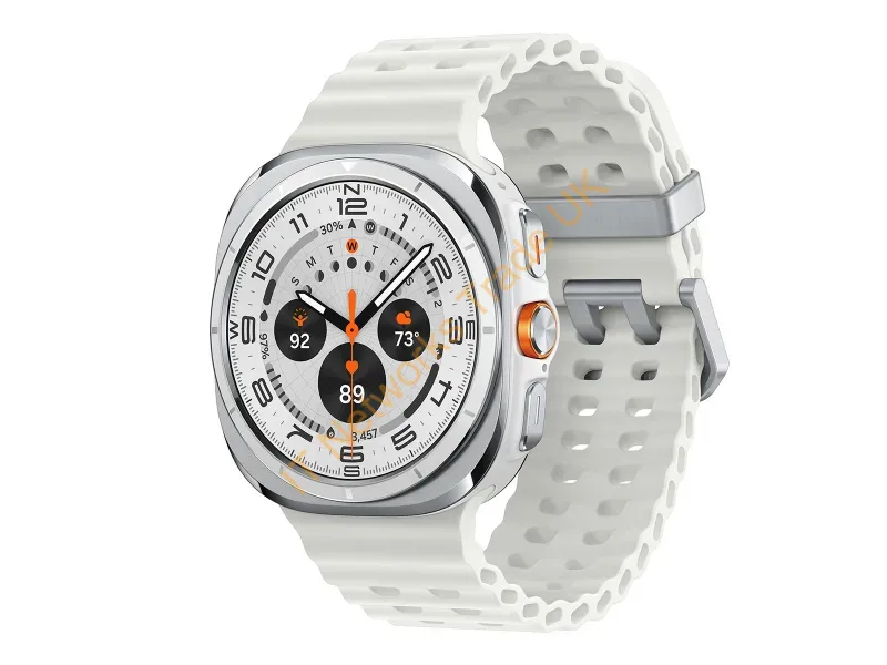 SM-L705UZWAXAA - Samsung Galaxy Watch Ultra 1.5" Amoled 47 Mm Digital 480 X 480 Pixels Touchscreen 4G Titanium, White Wi-Fi Gps (Satellite)