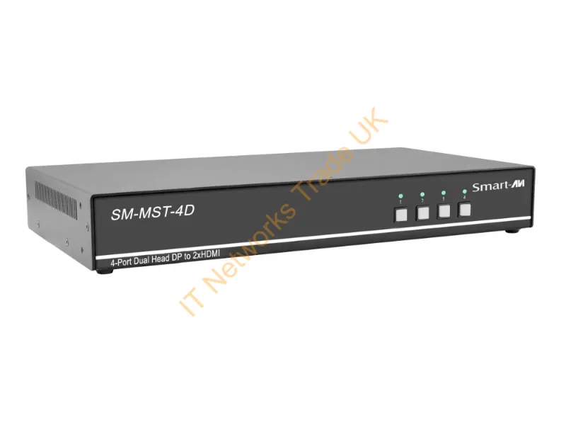 SM-MST-4D - Smart-Avi Sm-Mst-4D Kvm Switch Black