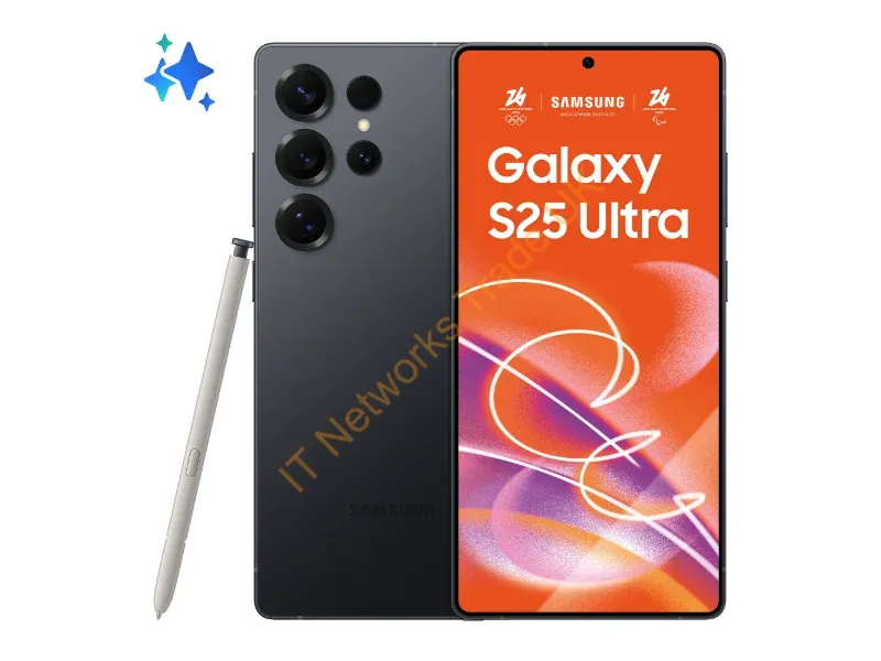 SM-S938BAKGEUE - Samsung Galaxy S25 Ultra SM-S938B/DS 17.5 cm (6.9") Dual SIM Android 15 5G USB Type-C 12 GB 512 GB 5000 mAh Black