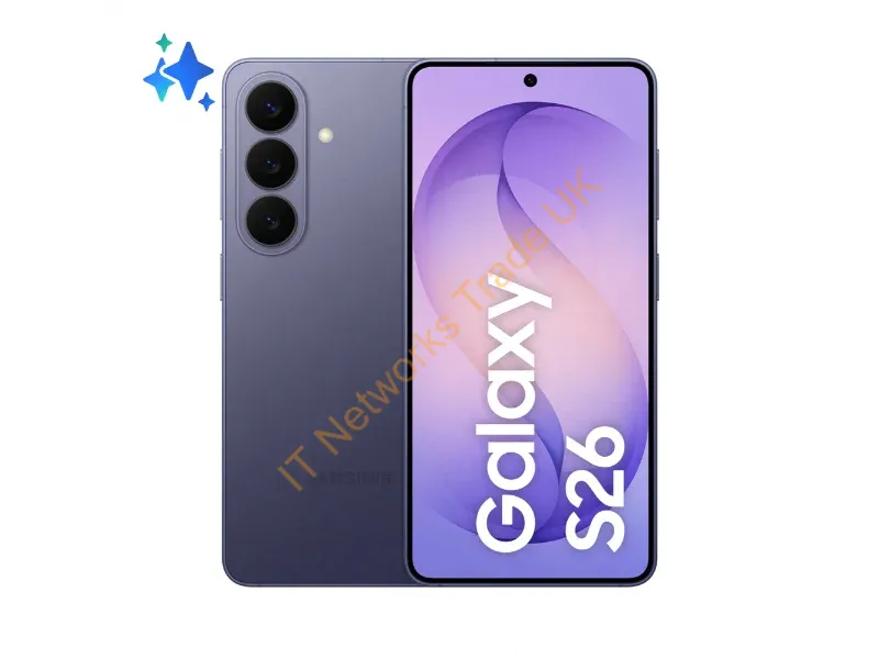 SM-S942BZVGEUB - Samsung Galaxy S26 16 cm (6.3") Dual SIM Android 16.0 5G USB Type-C 12 GB 256 GB 4300 mAh Violet