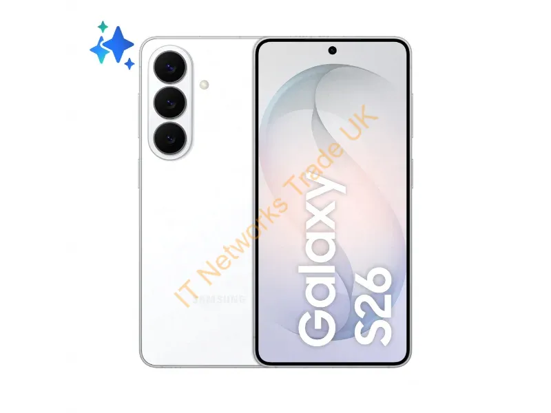 SM-S942BZWHEUB - Samsung Galaxy S26 16 cm (6.3") Dual SIM Android 16.0 5G USB Type-C 12 GB 512 GB 4300 mAh White