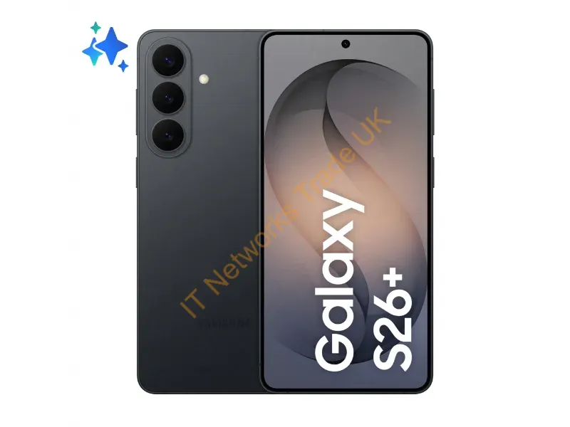 SM-S947BZKDEUB - Samsung Galaxy S26+ 17 cm (6.7") Dual SIM Android 16.0 5G USB Type-C 12 GB 256 GB 4900 mAh Black