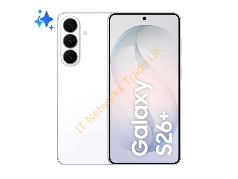 SM-S947BZWGEUB - Samsung Galaxy S26+ 17 cm (6.7") Dual SIM Android 16.0 5G USB Type-C 12 GB 512 GB 4900 mAh White