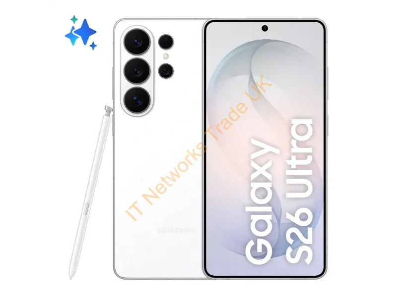 SM-S948BZWDEUB - Samsung Galaxy S26 Ultra 17.5 cm (6.9") Dual SIM Android 16.0 5G USB Type-C 12 GB 256 GB 5000 mAh White