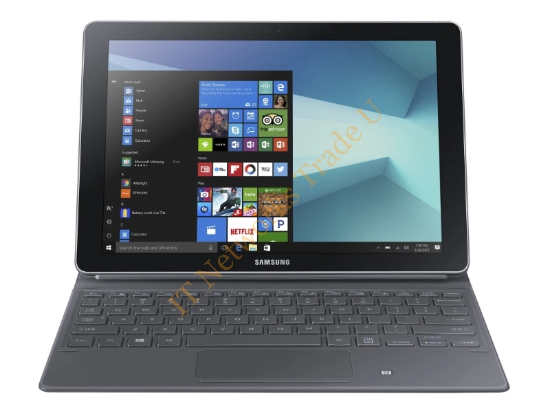 Samsung Galaxy Book 10.6 LTE 1.00GHz m3-7Y30 10.6" 1920 x 1080pixels Touchscreen 3G 4G Black Hybrid (2-in-1) Laptop System