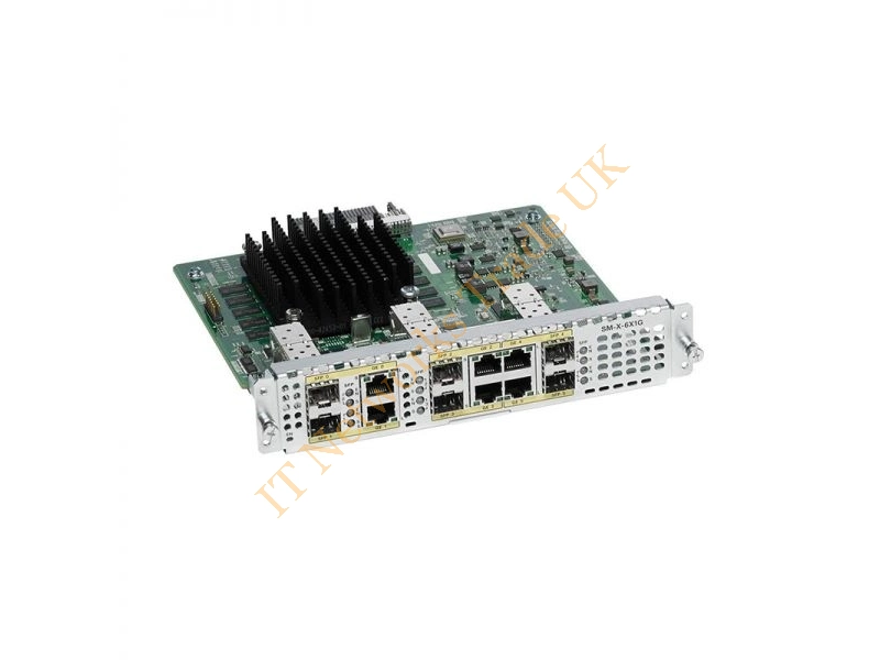 SM-X-6X1G Cisco 8-Port 10/100/1000Base-TX Dual-mode GE/SFP SM-X Module Switch Module