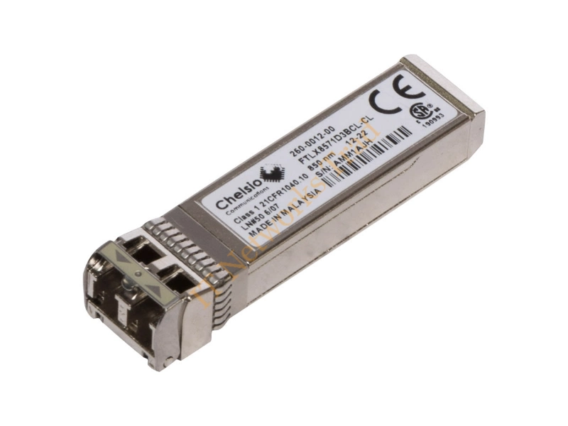 SM10G-SR Chelsio 10Gbps 10GBase-SR 300m 850nm Duplex LC Connector XFP Transceiver Module
