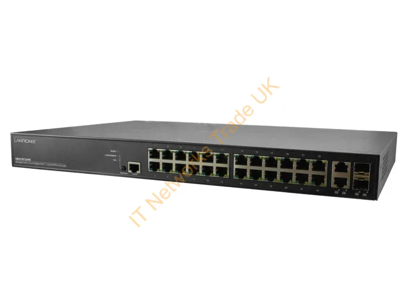 SM24TBT2DPB-2XPS-NA - Transition Networks Managed Poe++ Switch, 24-Port 10/100/1000Base-T Poe++ And 2 100/1000 Sfp/Rj-45 Combo Port, Dual Acdc Power Supply Modules