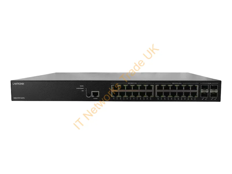 SM24TBT4XPA - Lantronix Managed Poe++ Switch With (12)
