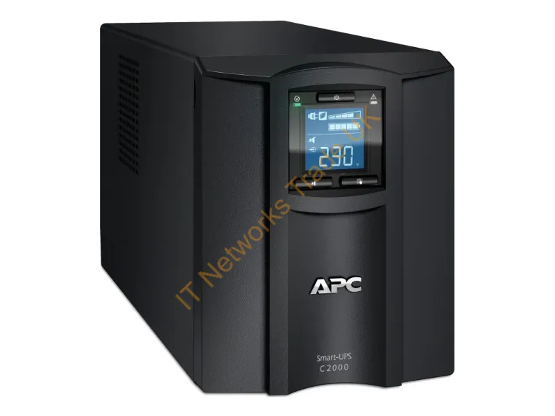 SMC2000I - APC Smart-UPS C, Line Interactive, 2000VA, Tower, 230V, 6x IEC C13+1x IEC C19 outlets, USB and Serial communication, AVR, Graphic LCD