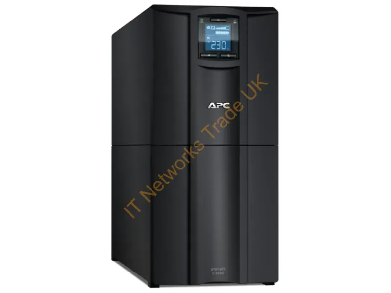 SMC3000I - APC Smart-UPS C, Line Interactive, 3kVA, Tower, 230V, 8x IEC C13+1x IEC C19 outlets, USB and Serial communication, AVR, Graphic LCD