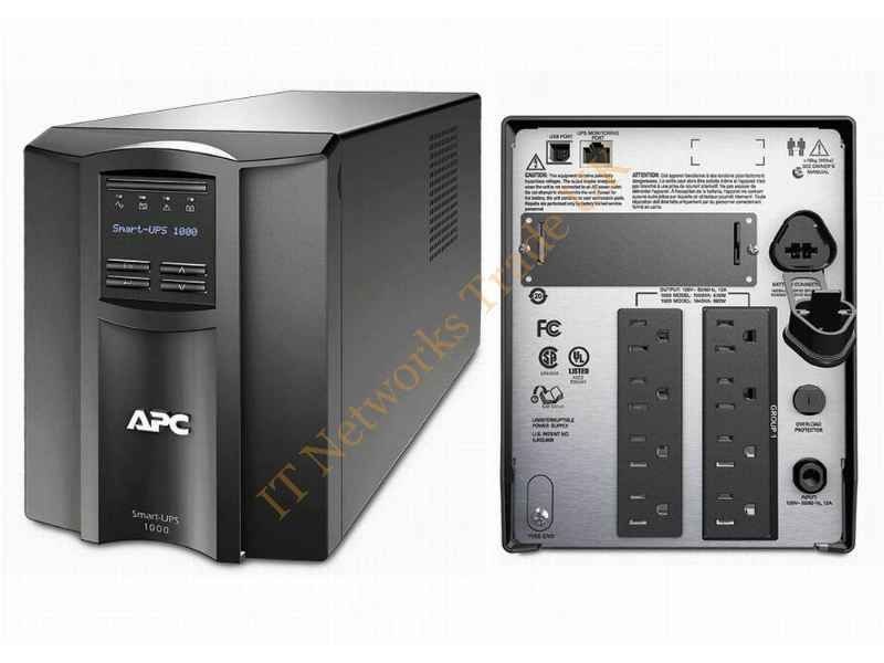 SMT1000 APC Smart-UPS 1000 VA Tower- UPS System 1000VA/670W