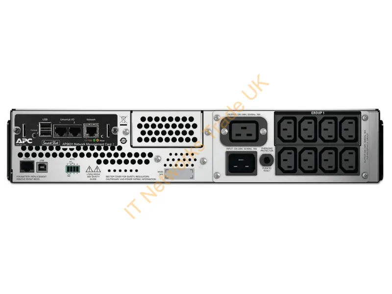 SMT3000RMI2UNC APC 3000VA LCD 230V Rack-Mountable with Network Card Smart- UPS System