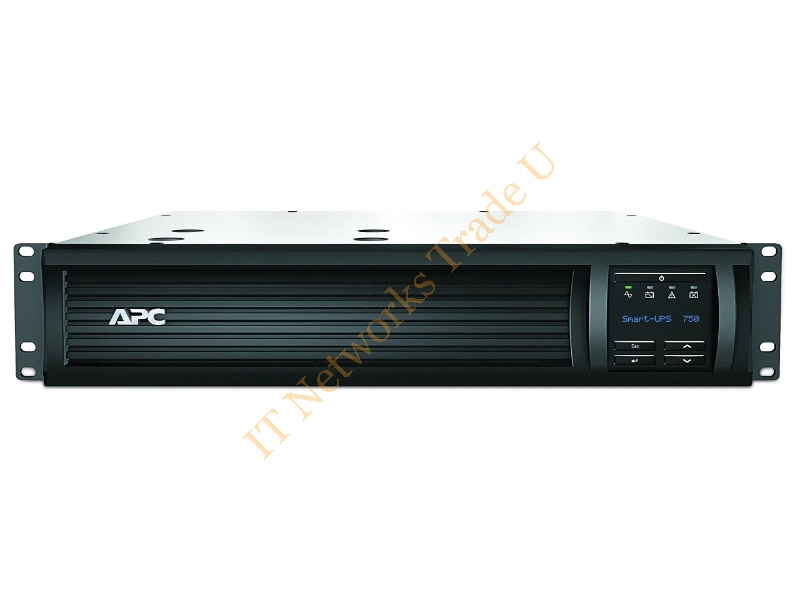 SMT750RM2U APC Smart-UPS 500-Watts 750VA 120V 2U Rack-Mountable Uninterruptible Power Supply