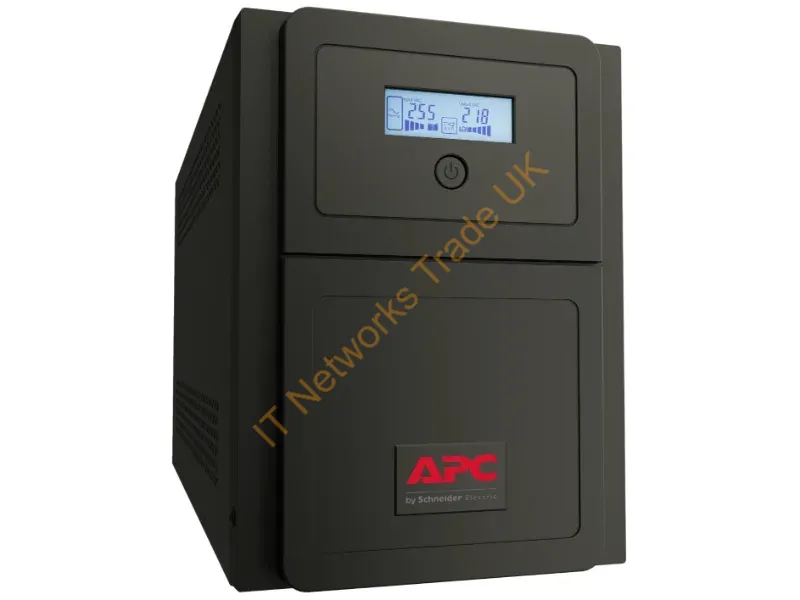 SMV1000CAI - APC Easy UPS 1 Ph Line Interactive, 1000VA, Tower, 230V, 6 IEC C13 outlets, AVR, Dry Contact, LCD, W/O Network Card support