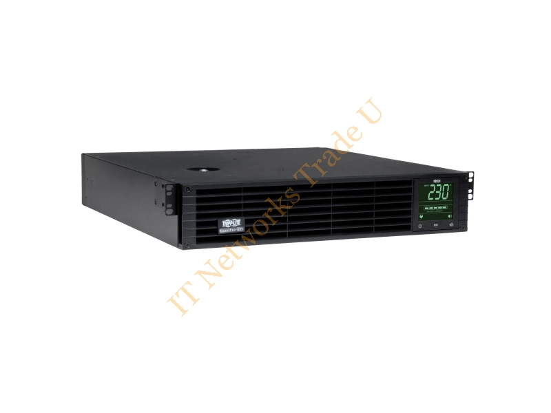 SMX1000RT2U - Tripp Lite SmartPro 230V 1kVA 900W Line-Interactive Sine Wave UPS, 2U Rack/Tower, Network Card Options, LCD, USB, DB9, 6 Outlets