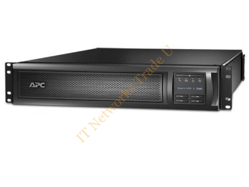 SMX3000RMHV2UNC/Q2K3 - APC SMX3000RMHV2UNC + Service Bundle 3 3000VA 9AC outlet(s) Rackmount/Tower Black uninterruptible power supply (UPS)