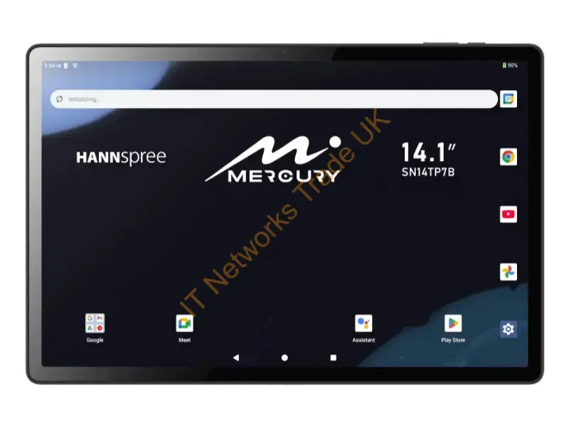 SN14TP7B - Hannspree Mercury Mediatek LTE 128 GB 35.8 cm (14.1") 6 GB Wi-Fi 5 (802.11ac) Android 15 Black