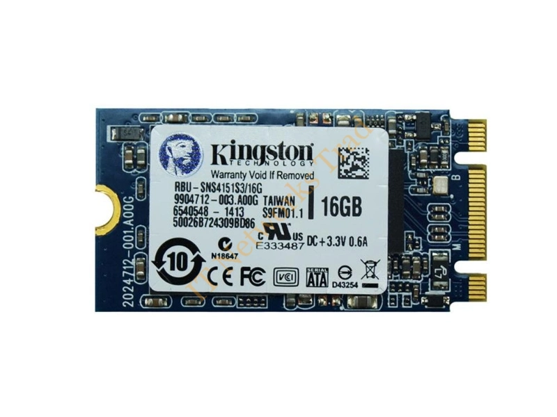 SNS4151S316G Kingston 16GB Multi-Level Cell (MLC) SATA 6Gb/s M.2 2242 Solid State Drive for Chromebook C720 Plus SSD Storage