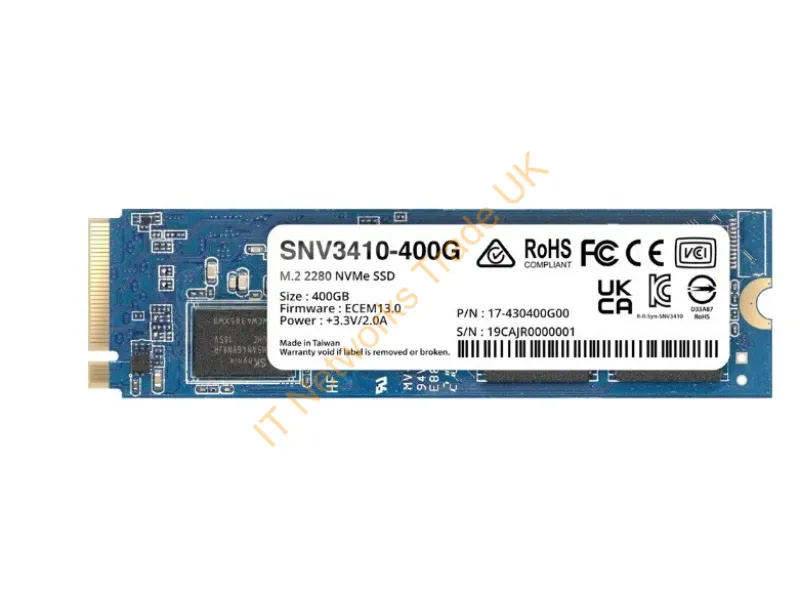 SNV3410-400G - Synology Snv3410 400 Gb M.2 Pci Express 3.0 Nvme