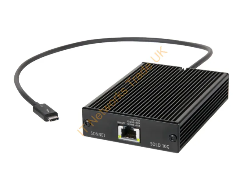 SOLO10G-TB3 - Sonnet Technologies Solo10G Thunderbolt To 10Gb Ethernet Ad