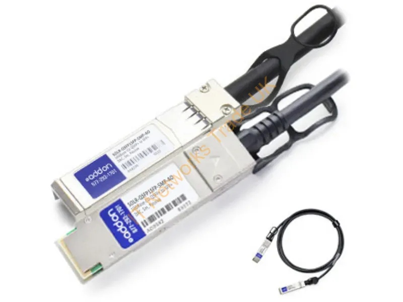 SOLR-QSFP1SFP-5MP-AO - Addon Networks Qsfp+/Sfp+ 5 M Infiniband/Fibre Optic Cable 196.9" (5 M) Qsfp+ Sfp+ Black
