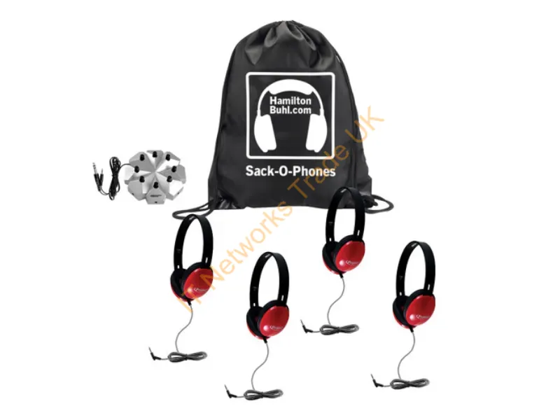 SOP-PRMR4JB - Hamiltonbuhl Sop-Prmr4Jb Headphones/Headset Wired Head-Band Music/Everyday Black, Red