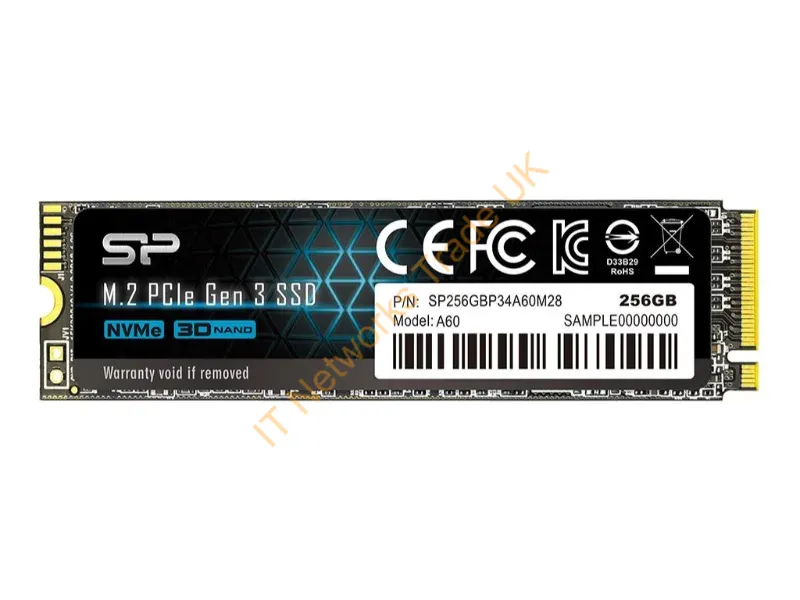 SP256GBP34A60M28 - Strategic Sourcing Silicon Power 256Gb Nvme M.2 Pcie Gen3X4 2280 Ssd