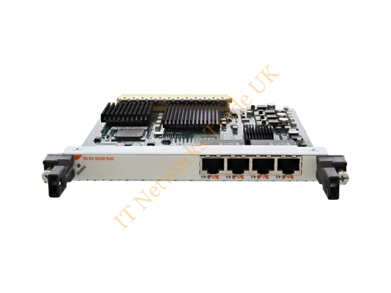 SPA-4X1FE-TX-V2-RF Cisco Reman 4Pt Feth Tx Shared Pt Adpt Network Module