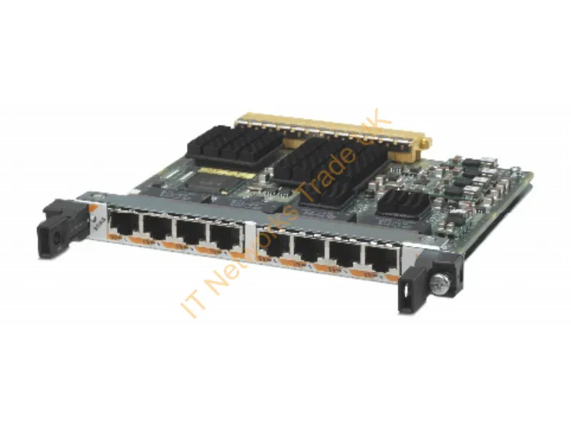 SPA-8X1FE-TX-V2-RF Cisco 8-Port Fast Ethernet Shared Port Adapter 8 x 10/100Base-TX LAN Shared Port Adapter Switch Module