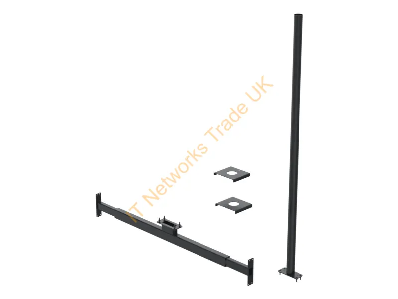 SPDS1101-02 - Ergonomic Solutions SpacePole Digital Signage Indoor adjustable window mount (956mm to 1305mm)