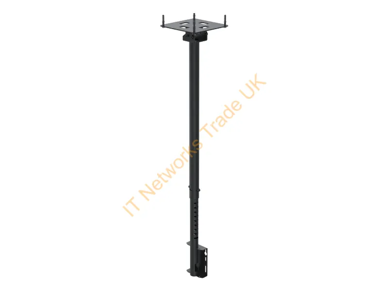 SPDS2100-02 - Ergonomic Solutions SpacePole Digital Signage Telescopic Ceiling pole (1000-1500mm)