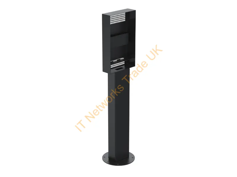 SPDS3100-W05 - Ergonomic Solutions SpacePole Outdoor Outdoor Kiosk for Samsung OH24B