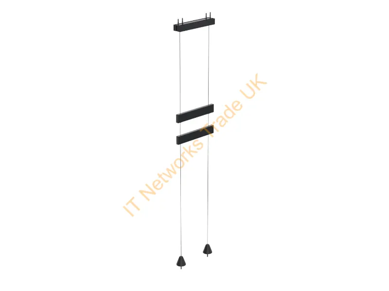 SPDS4200-02 - Ergonomic Solutions SpacePole Digital Signage In-window wire mount 5m