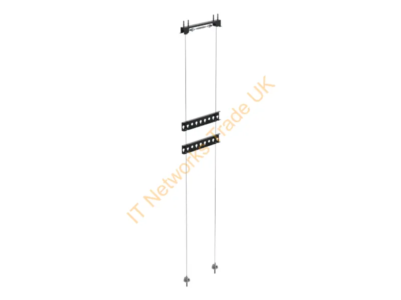 SPDS4201-02 - Ergonomic Solutions SpacePole Digital Signage In-window wire mount (excl. covers) 5m