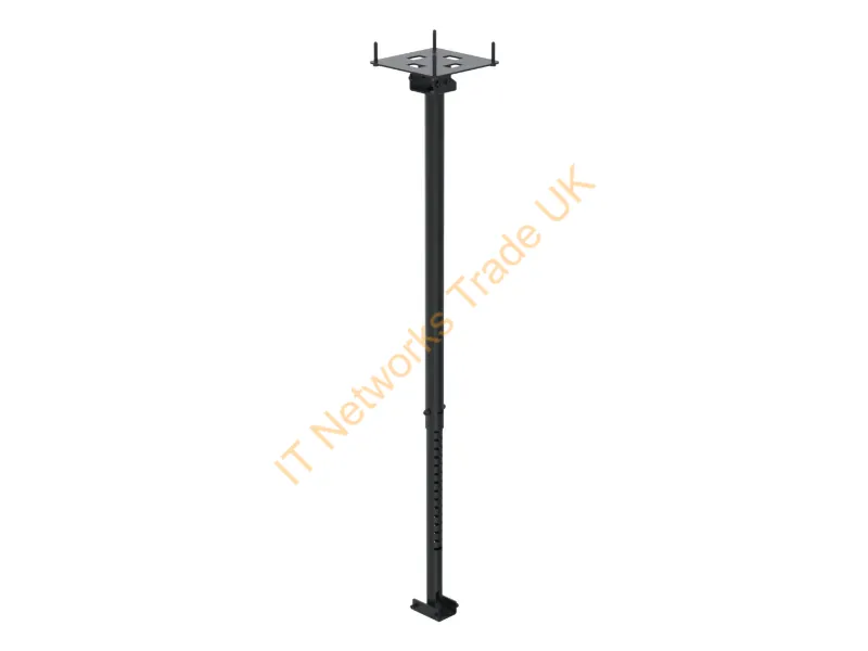 SPDS4310-02 - Ergonomic Solutions SpacePole Digital Signage Extension pole for In-window ceiling mount