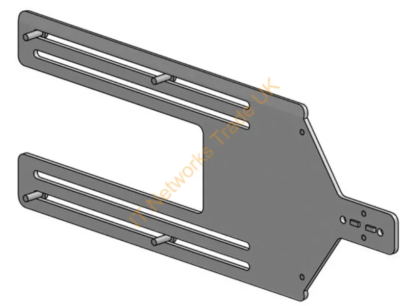 SPK511 - Ergonomic Solutions Solutions Kiosk straight bracket Portrait 15 to 22'