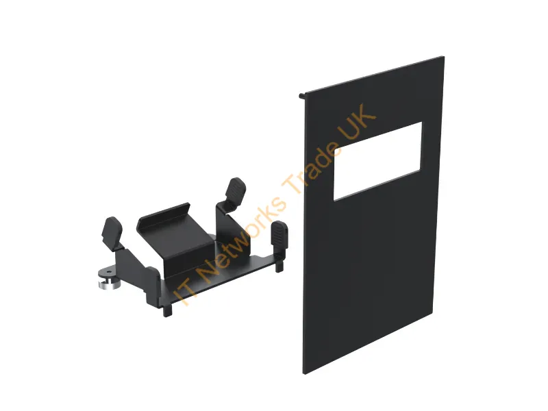 SPK701-02 - Ergonomic Solutions Spacepole Kiosk Spk701-02 Pos System Accessory Kiosk Set Black Metal