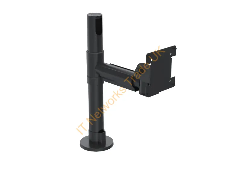 SPV1104-FX-02 - Ergonomic Solutions SpacePole POS Screen Mount with 200mm Swingarm, VESA 75/100