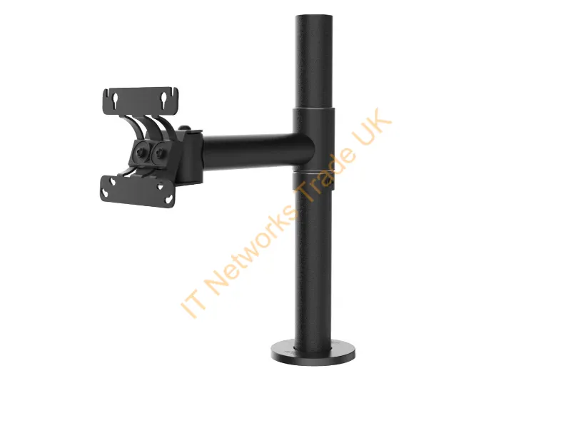SPV1304-02 - Ergonomic Solutions Spacepole Pos Spv1304-02 Pos System Accessory Pos Mount Black Metal 26.5 Lbs (12 Kg) 2.95 X 2.95" (75 X 75 Mm) 3.94 X 3.94" (100 X 100 Mm)