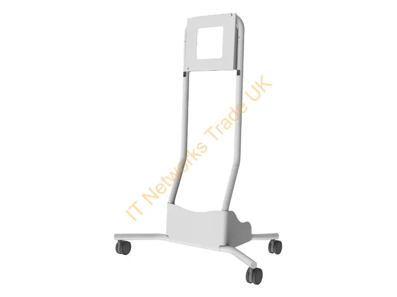 SR560-HUB2 - Peerless Smartmount White Multimedia Trolley
