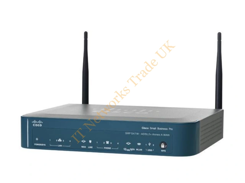 SRP547W-A-K9 Cisco IEEE 802.11n 54Mb/s 4 x RJ-45 Network Wireless Router