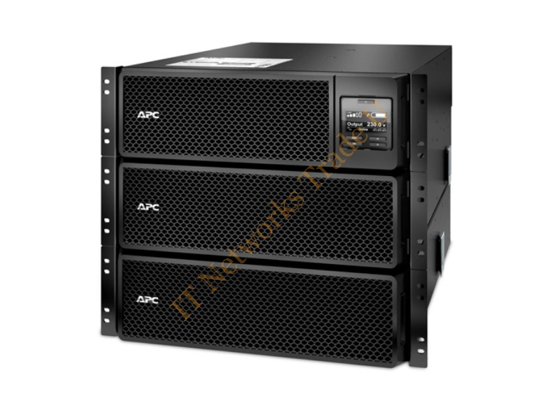 SRT10KRMXLI_3 - APC SRT10KRMXLI + GV Double-conversion (Online) 10000VA 14AC outlet(s) Rackmount Black uninterruptible power supply (UPS)