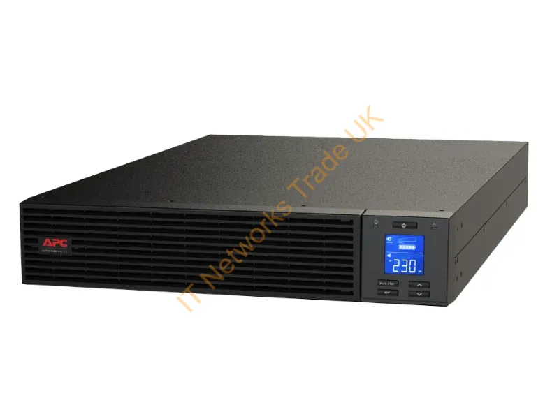 SRV1KRI - APC Easy UPS On-Line, 1000VA/800W, Rackmount 2U, 230V, 3x IEC C13 outlets, Intelligent Card Slot, LCD, W/O rail kit