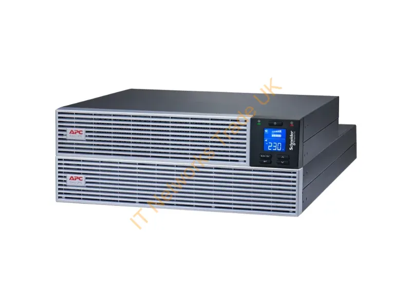 SRVL3KRILRK - APC Easy UPS On-Line, 3kVA, Lithium-ion, Rack/Tower 4U, 230V, 6 IEC C13 + 1 IEC C19 outlets, Intelligent Card Slot, Extended runtime, W/ rail kit