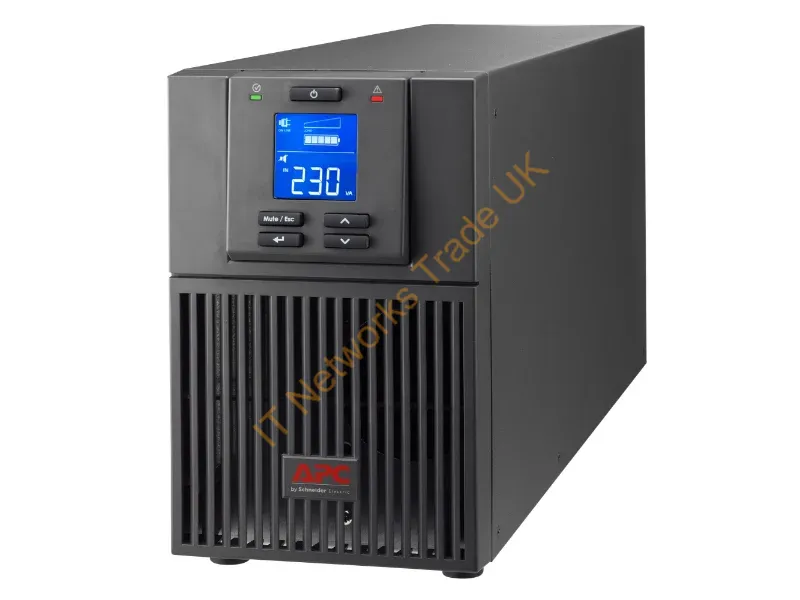 SRVPM1KIL - APC Easy UPS On-Line, 1000VA/800W, Tower, 230V, 3x IEC C13 outlets, Intelligent Card Slot, LCD, Extended runtime, No Battery